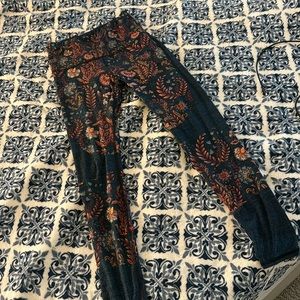 Yoga Democracy Denim Printed yoga leggings